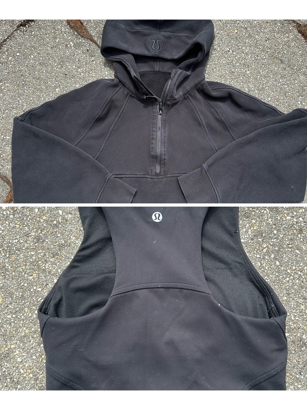 Lululemon Black Scuba and Tank Top Loungewear Bundle Set